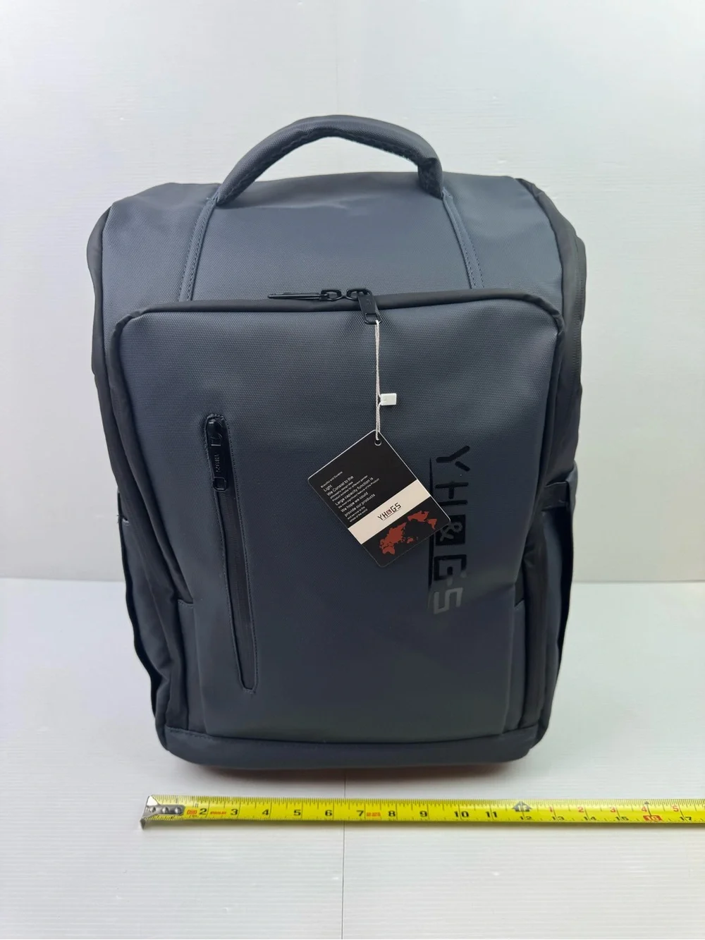 NEW YH & GS Rolling Backpack Waterproof Wheels Business Commuter Gotech Navy